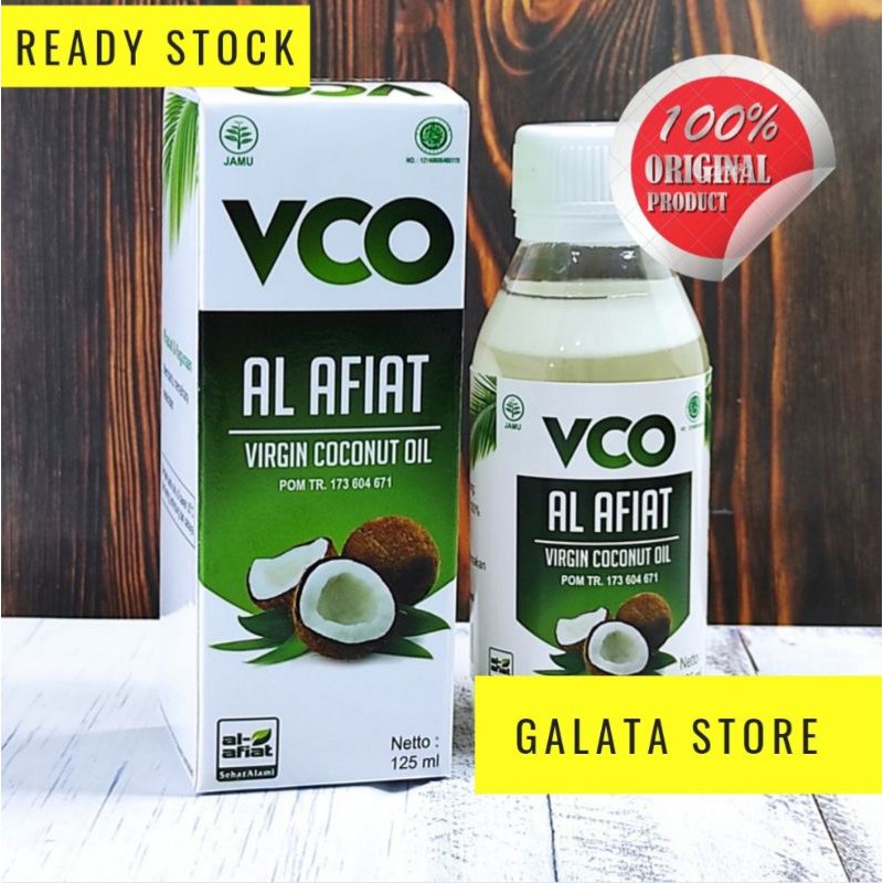 Vco Halmahera Al Afiat VCO Minyak Kelapa Murni 125ml