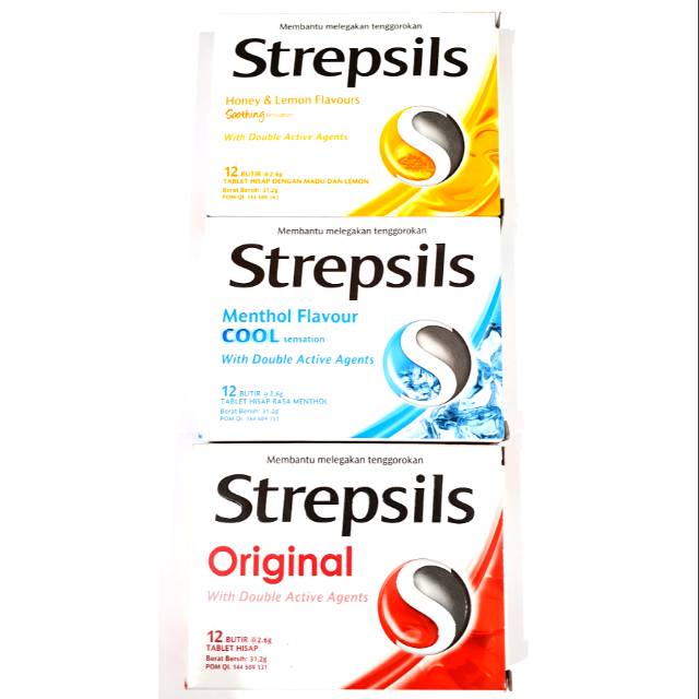 

Strepsils /Permen Pelega Tenggorokan