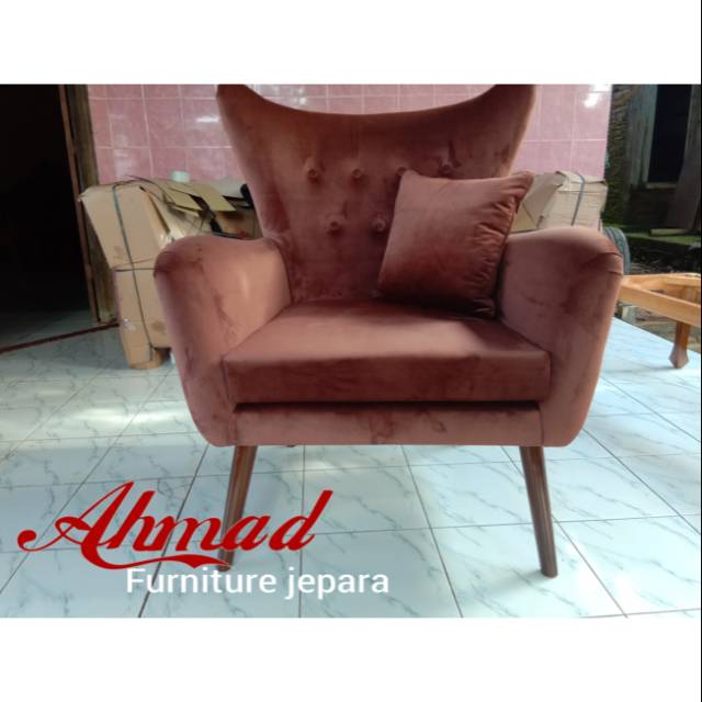 Kursi sofa retro single