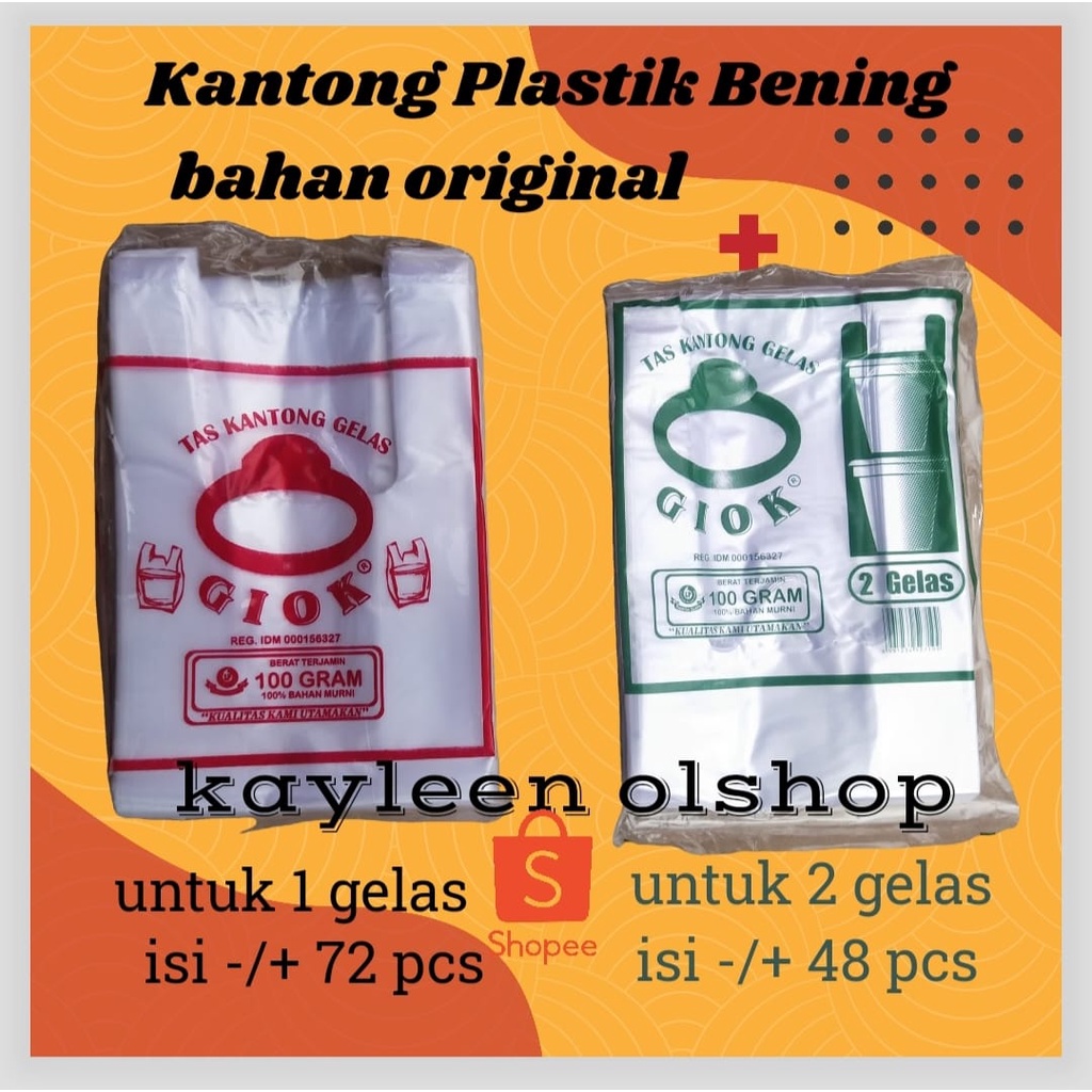 Jual Hd Kantong Cup Cup Bening Kantong Plastik Juice Gelas Pop