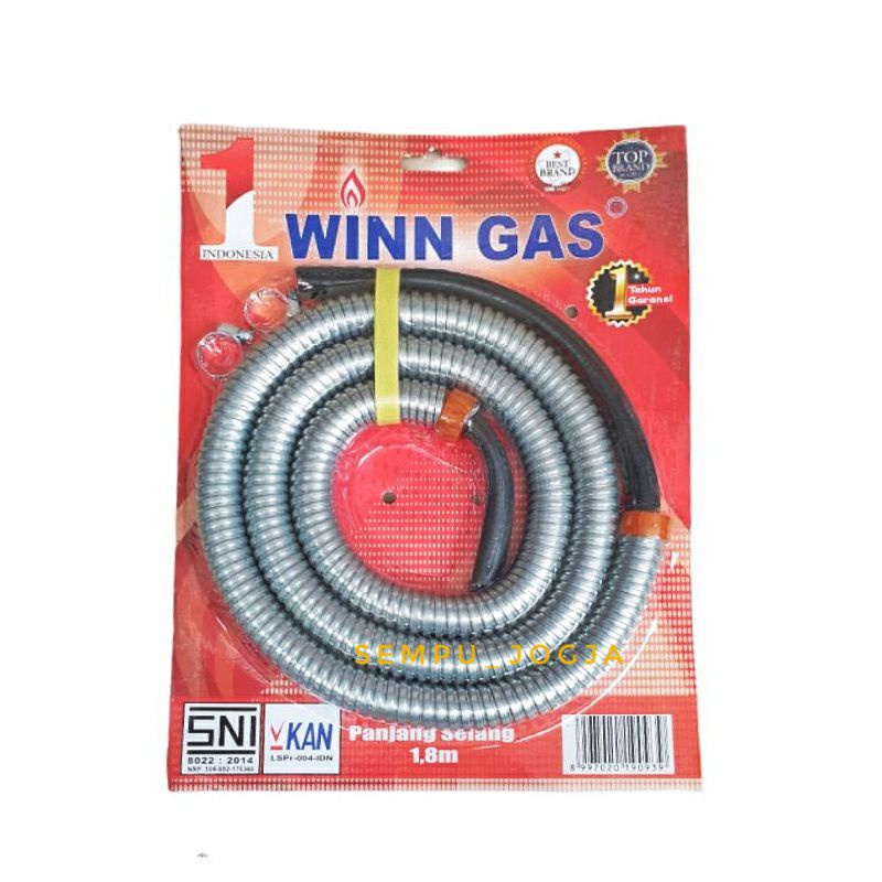 Winn Gas Selang Gas Regulator 1,8 Meter SNI