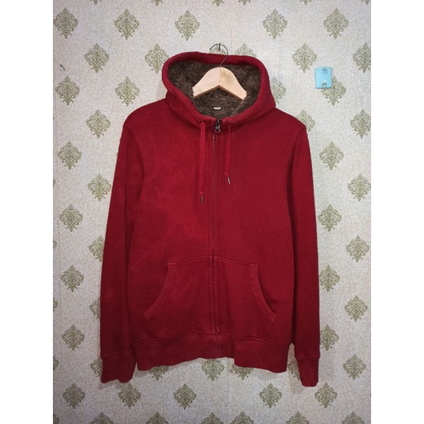 uniqlo sherpa/parka army