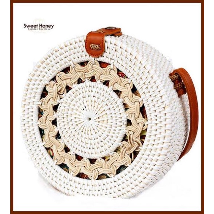 [SIAP KIRIM]Tas selempang wanita/Tas slempang cewek murahTas fashion wanita /TAS ROTAN WANITA/TAS RO