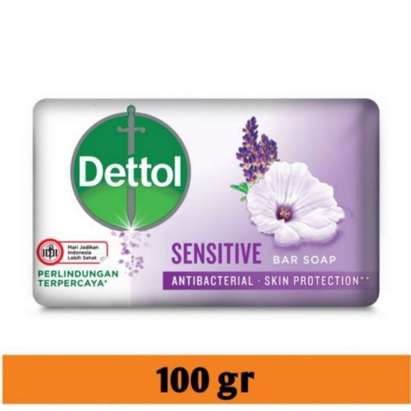 DETTOL SABUN MANDI BATANG 100GR | SOAP BAR 100GR