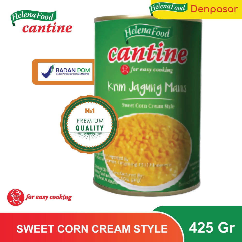

Jagung Krim manis kaleng Cantine Sweet Corn Cream Style 425 g