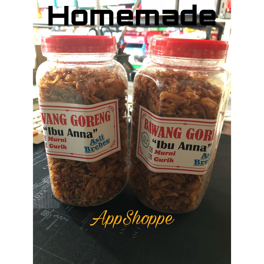 

Bawang Merah Goreng Asli BREBES Gurih Murni HOMEMADE Crunchy Shallots