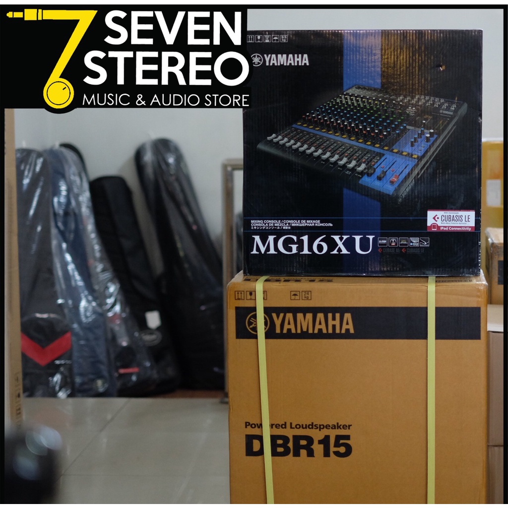 Yamaha Performance Package 15A Paket Speaker Yamaha DBR15 Mixer Yamaha MG16XU