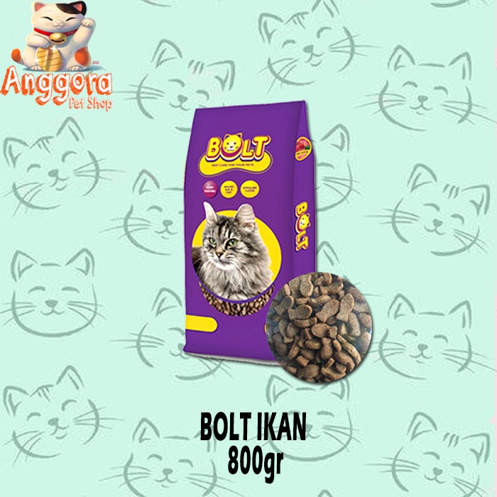 Makanan Kucing kering BOLT 800gr All Varian