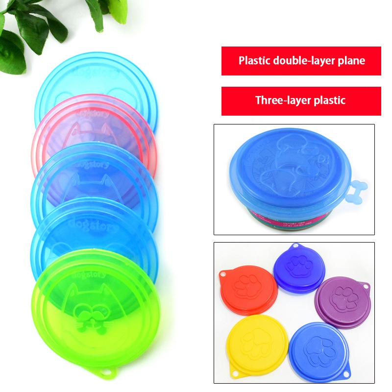 PrettygoodPenutup Makanan Kucing Makanan Kaleng Kaleng Makanan Kucing Silikon / Silicone Canned Cat Food Lid Cover / Tutup Kaleng -PD