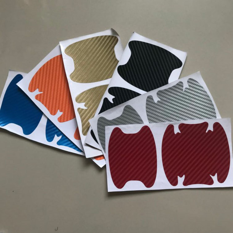 4pcs Stiker Film Pelindung Gagang Pintu Mobil Universal Anti Gores