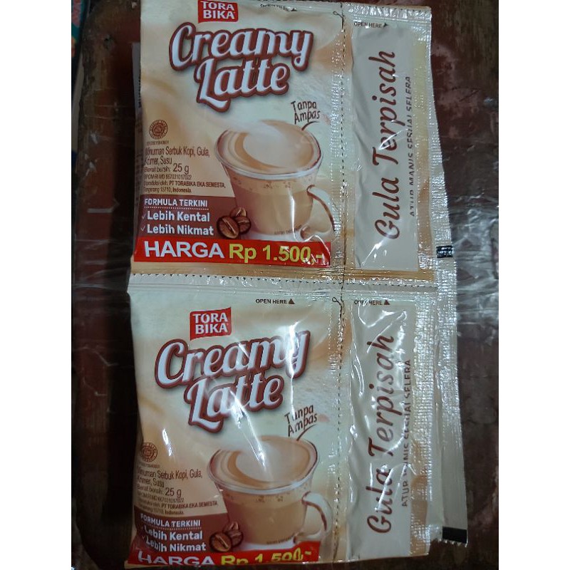 

Torabika creamy latte (1rtg isi 10sachet)