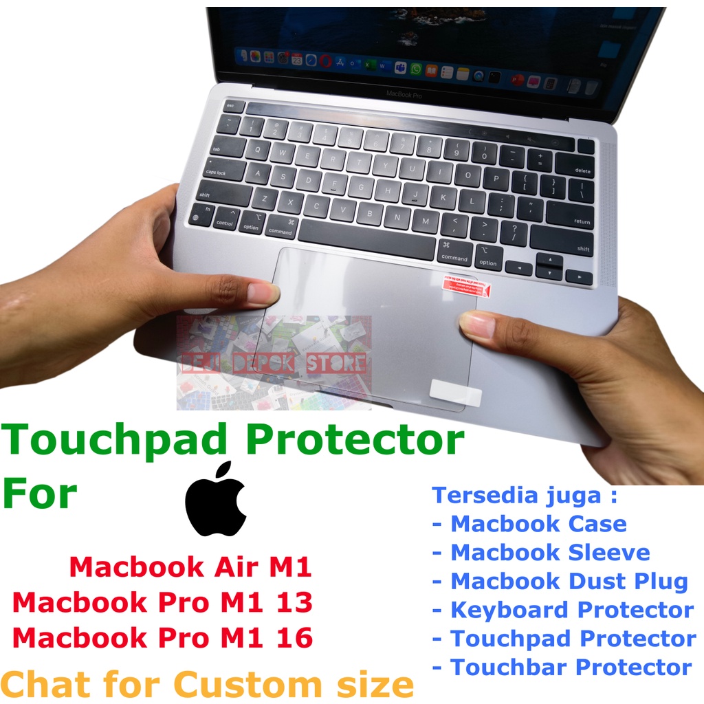 Touchpad Trackpad Protector Cover Anti Gores Macbook Pro Air 13 16 M1 Matte