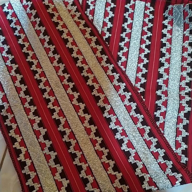 Bisban / Selendang Tapis Lampung Motif Abung Murah-Sasap 3 baris