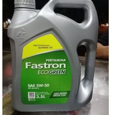 Miliki oli pertamina fastron eco green lcgc sae 5w-30 isi 3.5liter original