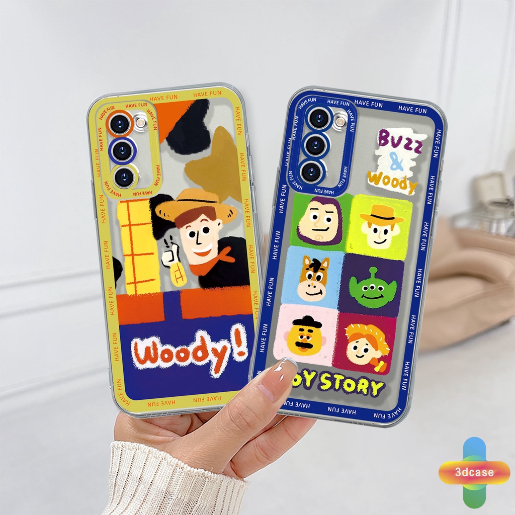 Soft TPU Case Samsung A13 A23 A32 A52 A12 A03 A51 A03S A10S A50 A20S J7 Prime A02S A20 A50S A10 A30S A52S A30 M12 M01S A125 F12 M10S M40S A515F A207F M02S A025 F02S 11 12 13  7 8 6 Plus Transparent Toy Story Angel Eyes Protector Cover