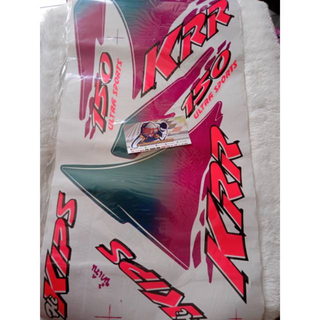 Striping ninja KRR 150 Victor S Victor  - stiker striping Kawasaki Victor S - striping Victor