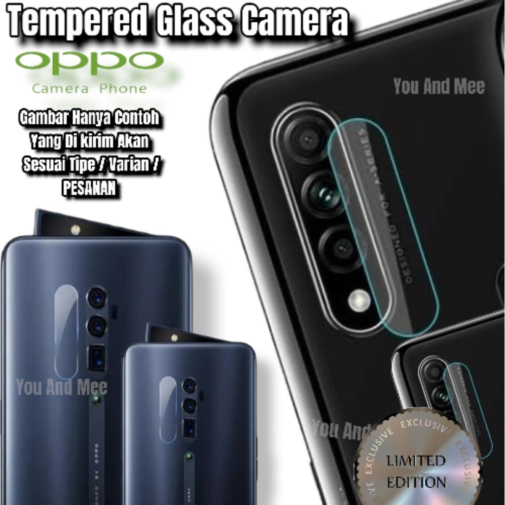 Tempered Lens CAMERA OPPO F1 F1F F1S-Selfie F1+ F3 F3+ F5 F5Youth F7 F7Youth F9 F9PRO F11 F11PRO F15 F17 F19 PRO Tempred Lensa Bening Clear Glossy/Temperd Glass Kamera/Pelindung Layar-Antigores A-Scratch Protecth Len/Anti Gores 1 Set KACA Plus Youth F S