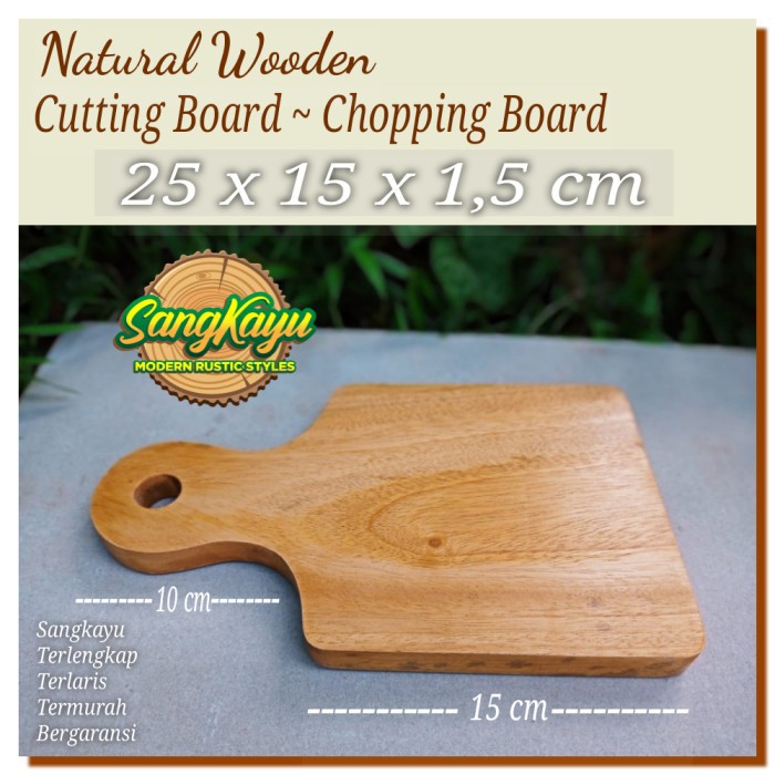 Talenan 25 x 15 cm talenan kayu modern Cutting Board Chopping board