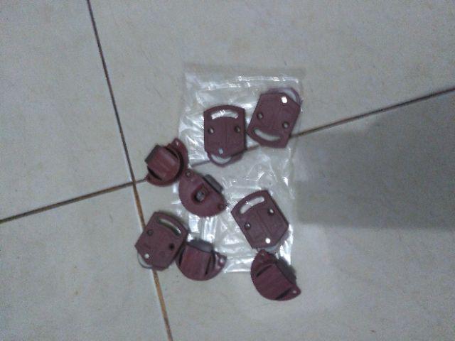 Roda Plastik Coklat 427 Pintu Lemari Geser / Sliding