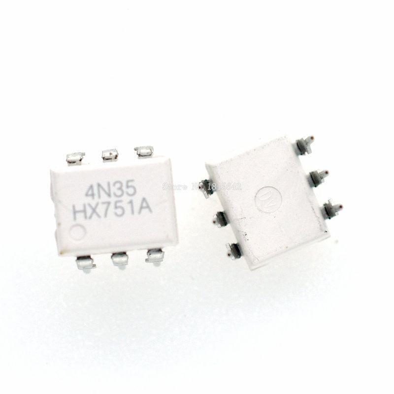10pcs / Lot Coupler Optocoupler Dip-6 4n35 El4N35 Dip6 Dip