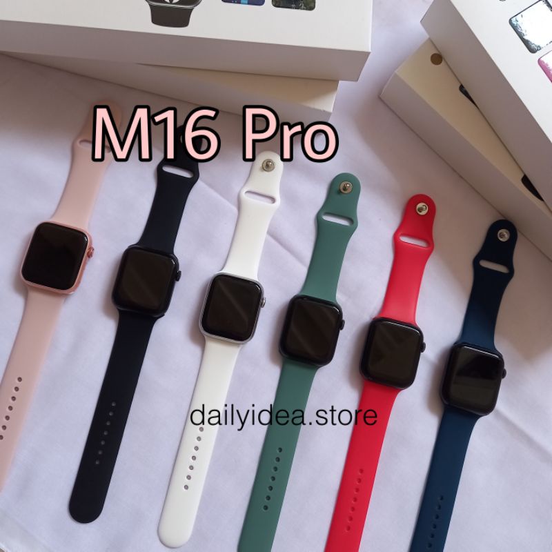 Smartwatch M16 Pro Aplikasi HiWatch Smart Watch Bluetooth Jam Tangan Wanita Pria