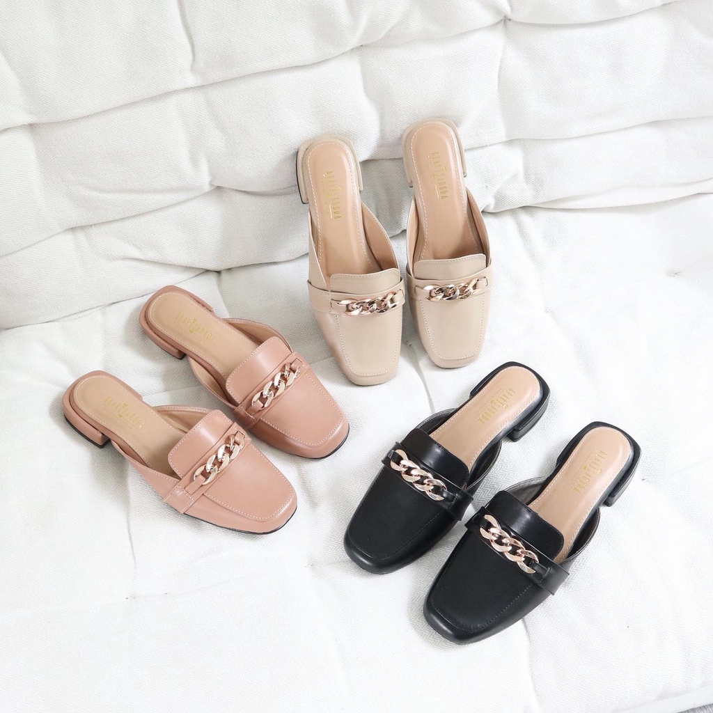 GLARISAMODA Brisia Heels 3cm Mules Sepatu Wanita To BigSize