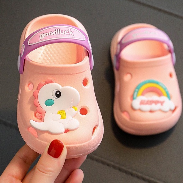 2-5thn | SANDAL SLIPPER SLOP CROCS KARET BAYI ANAK SHOES UNISEX CASUAL CATALOG QN QBB