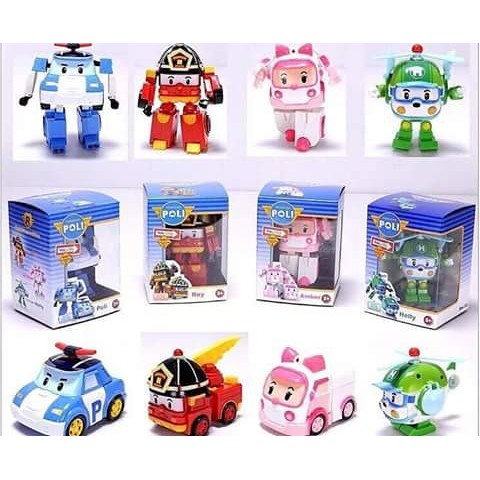 FIGURE ROBOCAR POLI 1 set 4 pcs