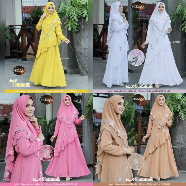 BAJU GAMIS SYARI HASANAH