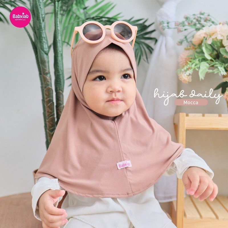 Babyjab Hijab Daily Anak Perempuan Lucu Polos - Baby Jab Jilbab Harian Murah Cantik Usia 0 1 2 3 4 5 6 7 Tahun