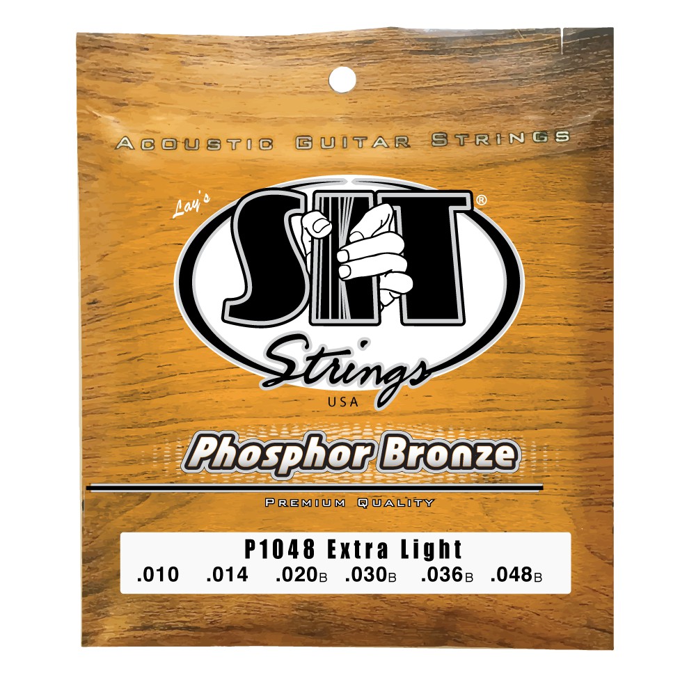 P1048 EXTRA LIGHT PHOSPHOR BRONZE ACOUSTIC      SIT STRING