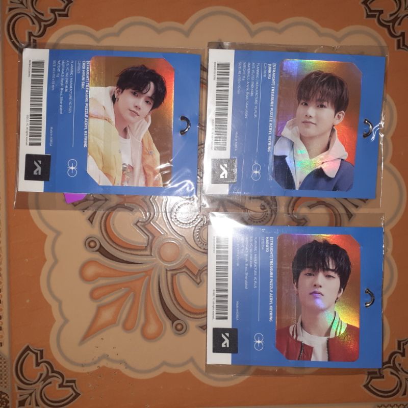 MD JIKJIN PUZZLE ACRYL KEYRING JUNKYU HYUNSUK HARUTO TREASURE