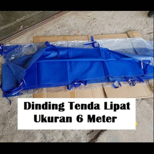 Dinding/ tirai tenda lipat 2x2