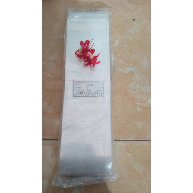 

Plastik PP Roll Tebal 0.05 Micron Lebar 7 cm