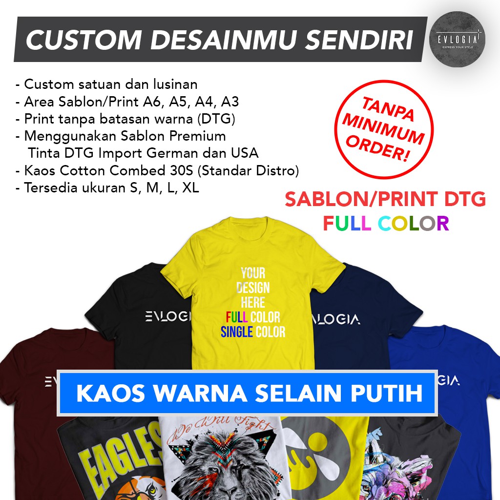 Cetak Sablon  Kaos Murah Kumpulan Montase Kolase dan Mozaik