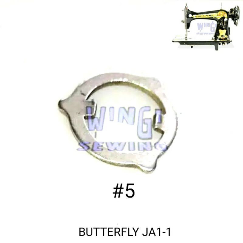 No 5 BUTTERFLY Ring Dop Roda Mesin Jahit Tradisional