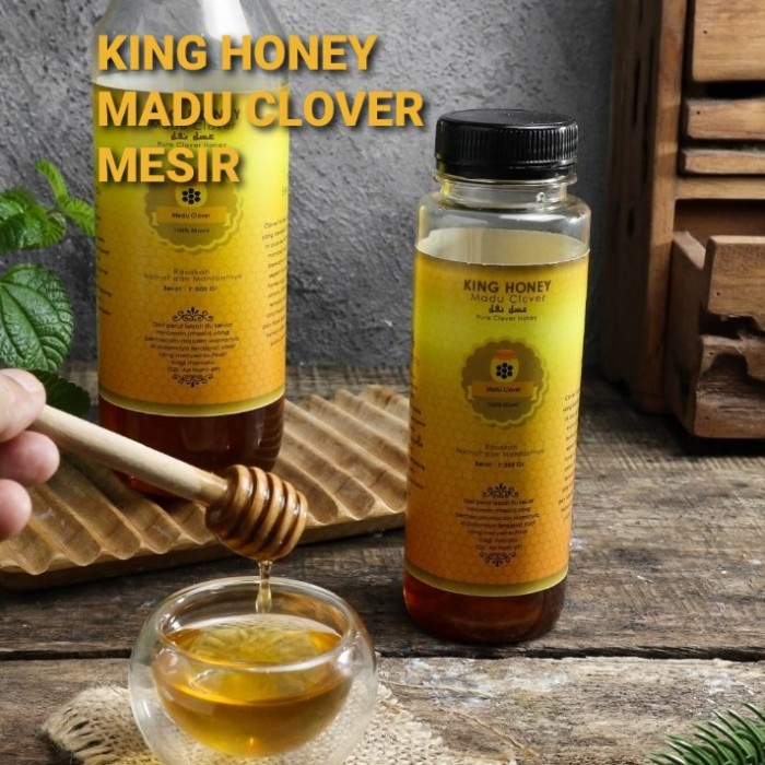 

Madu Clover honey mesir 500 gr madu murni Asli-Madu Honey madu arab KING HONEY original