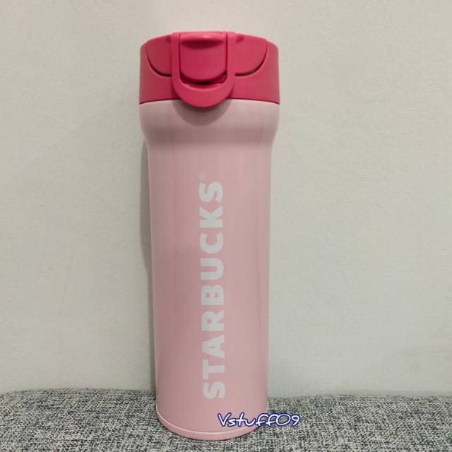 Starbucks tumbler thermos pink