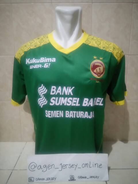 Jersey Sriwijaya Away 2018 Liga 1 Gojek Hijau Terbaru Lokal