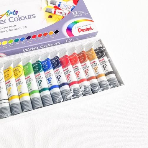 

❄ Pentel Watercolor / Cat air Pentel 12 warna ❃