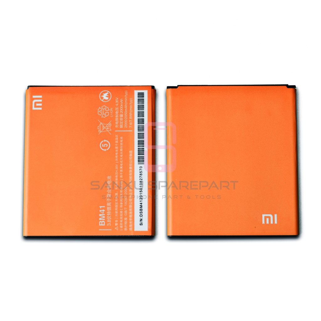 BATERAI XIAOMI REDMI 1S BM41 / BATRE XIAOMI REDMI 1S BM41