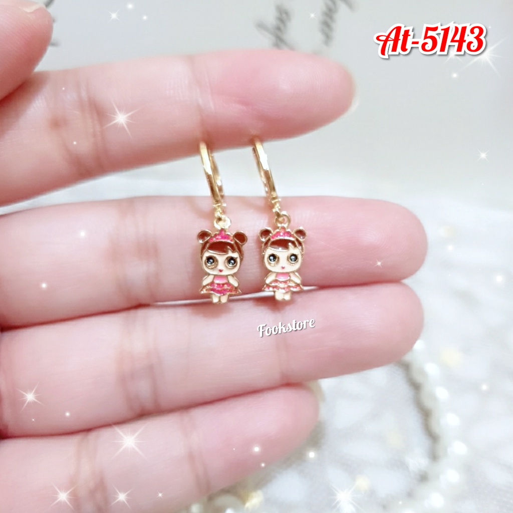 Anting anak xuping lol gold utk usia 3th-ABG