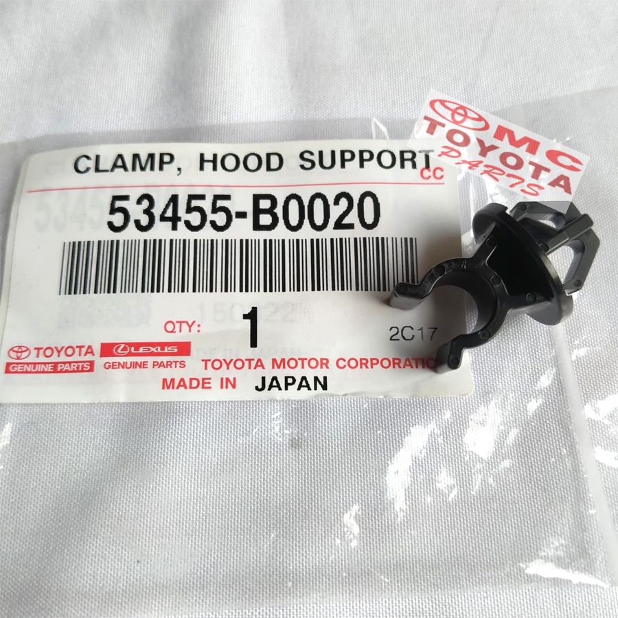 Klip Clip Clamp Hood Stang Kap Mesin Rush Terios 53455-B0020