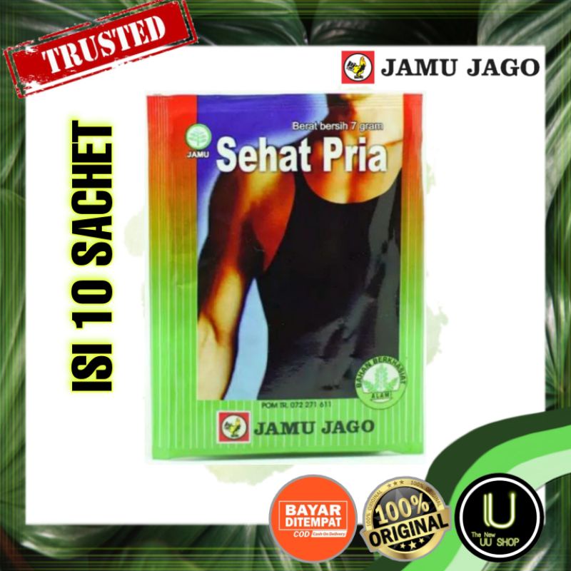 Jual Jamu Sehat Pria Jago 10 Sachet Shopee Indonesia