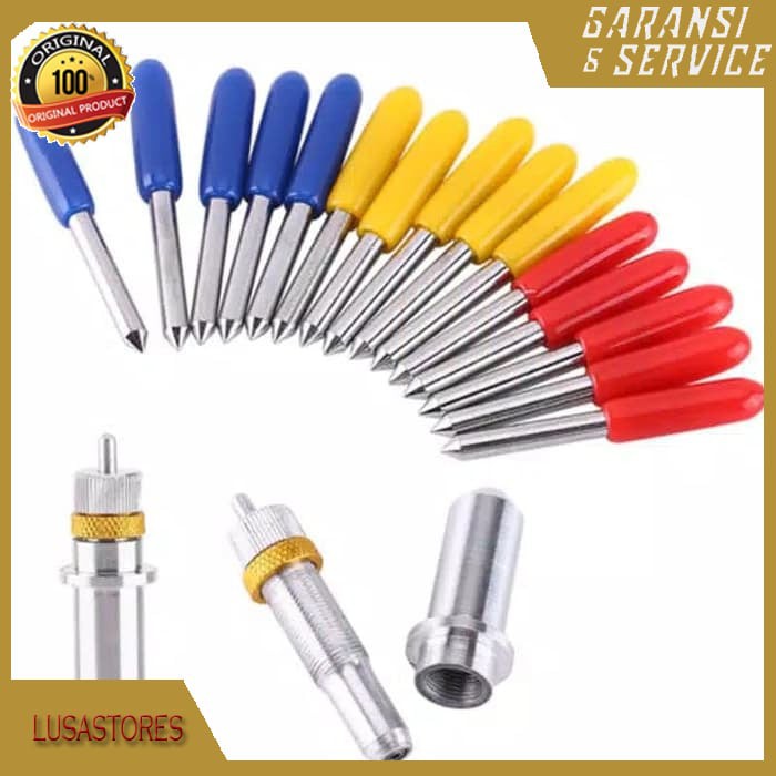 

Alat Potong Roland 15 pcs plotter cutter blade plus Holder