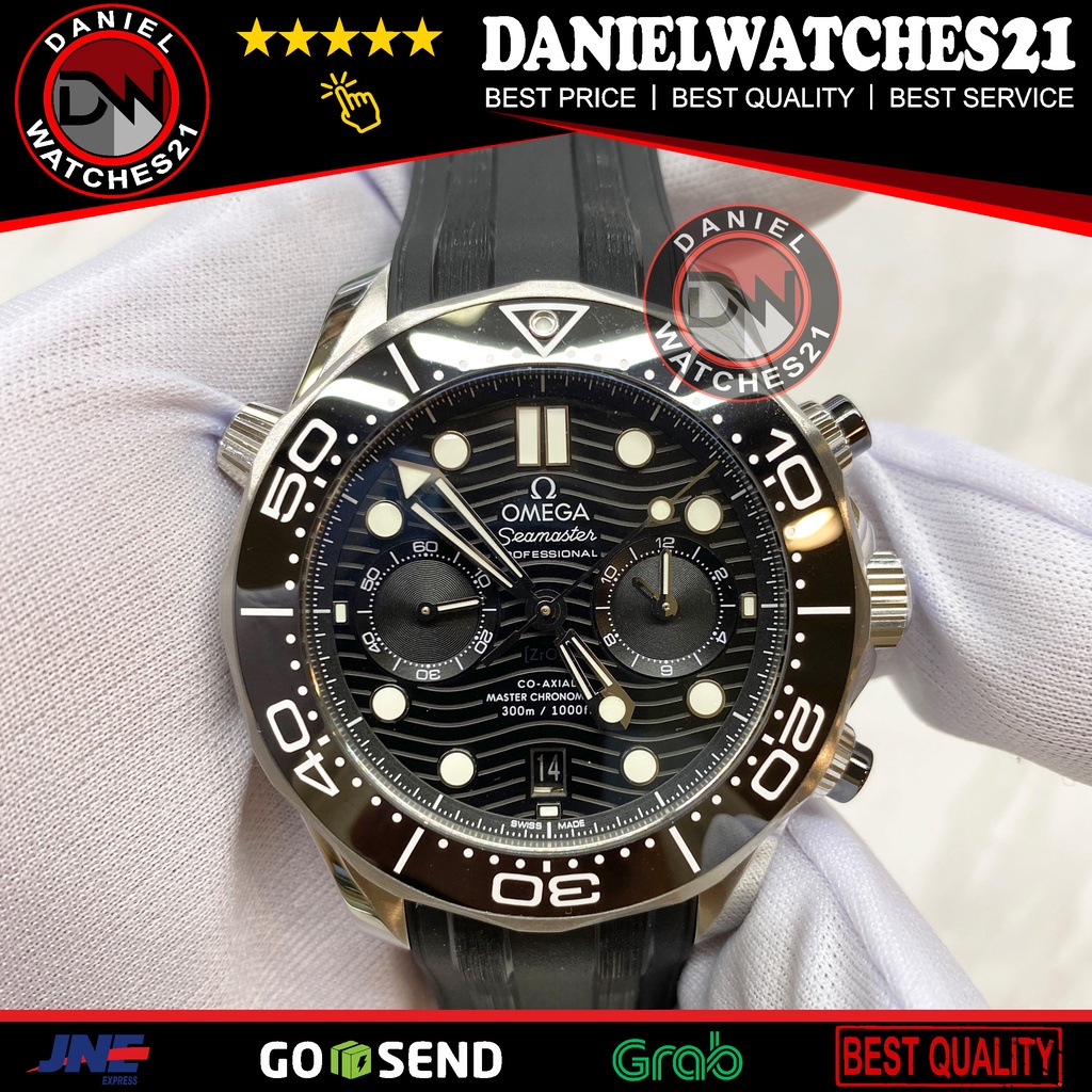 JAM TANGAN MODEL SEA MASTER PROFESSIONAL ZrO2 BLACK MSTR CHRONO (OMF)