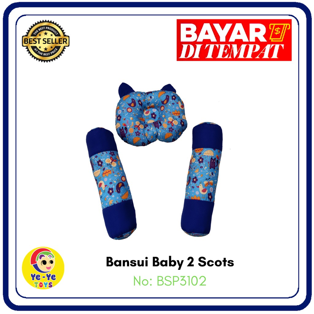 Bantal Guling Baby Scots Pillow Set Print Character BFP5101 Lembut Nyaman Serap Keringat