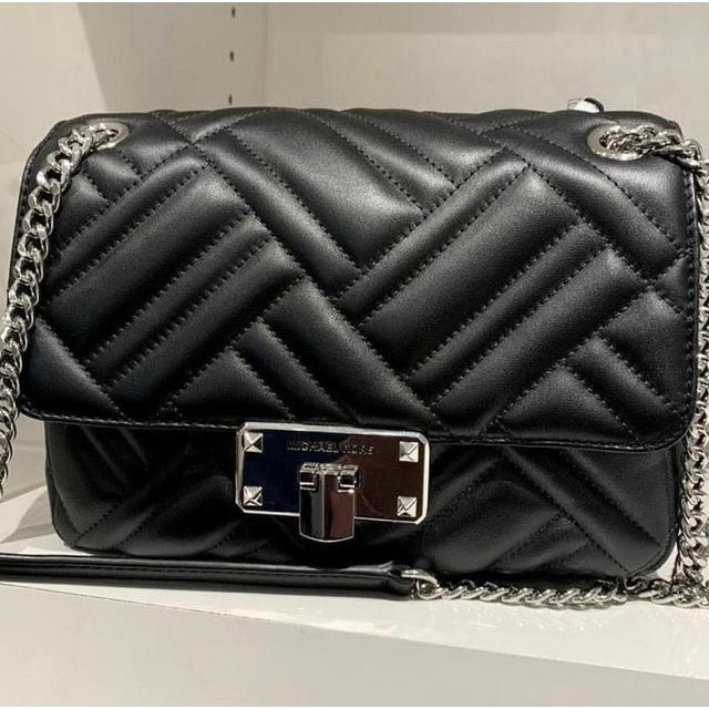 ❗❗ NEGO SHOULDER BAG WANITA❗❗ MICHAEL KORS PEYTON MEDIUM SILVER HARDWARE ORIGINAL ,SHOULDER