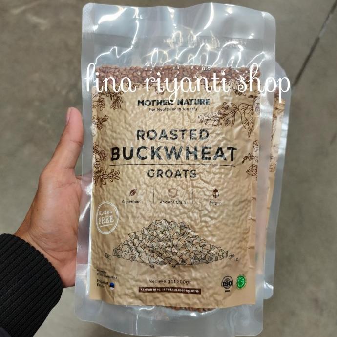 

mother nature roasted buckwheat groats 500gr