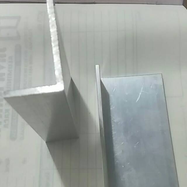 Siku L aluminium 25x50x3mm